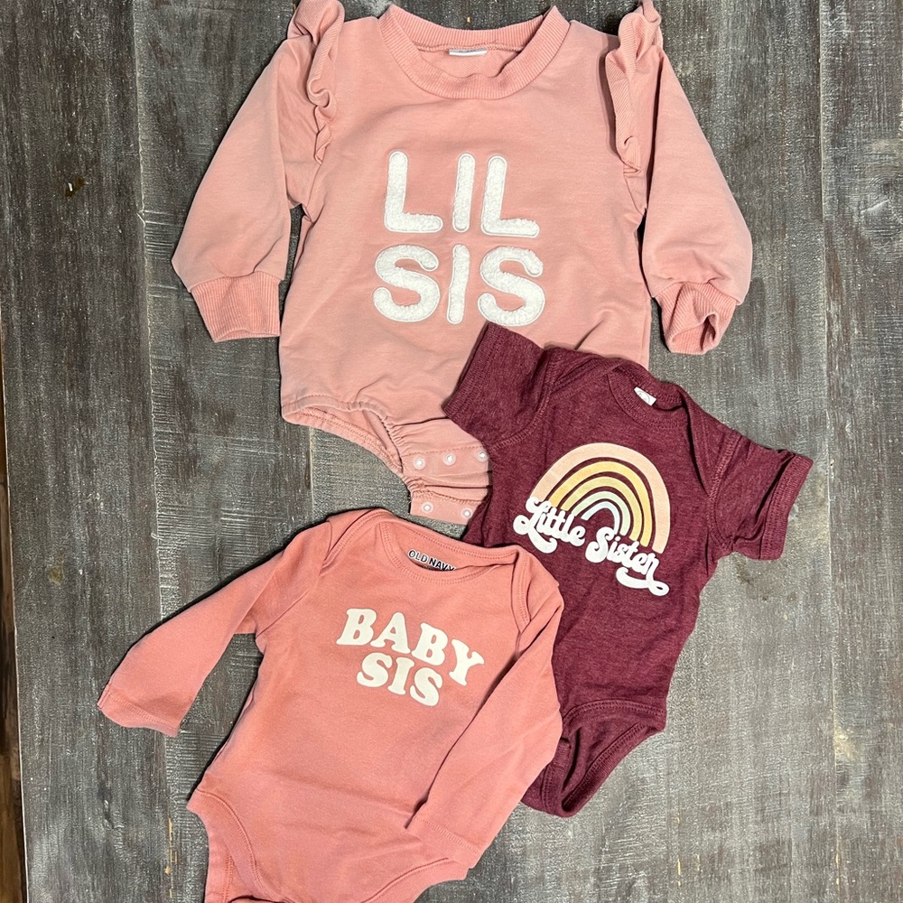 Little Sister Onesie Bundle